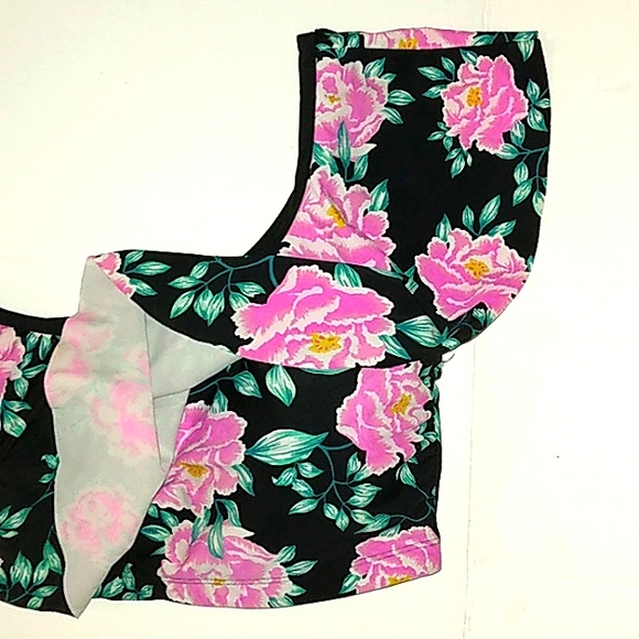 ★ Women's Plus Size Beautiful One Shoulder Ruffle Bikini Bathing Suit Top★XL - Picture 9 of 15